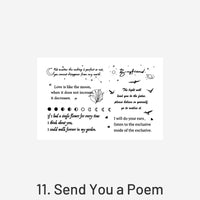 11. Send You a Poem