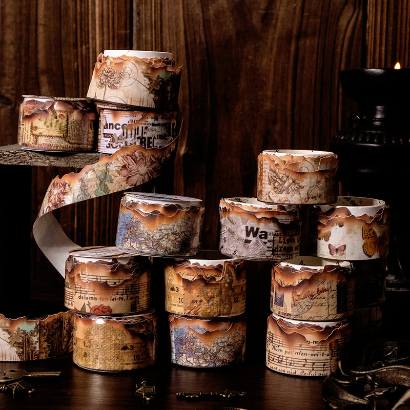 X-Files Retro Burnt Edge Washi Tape a