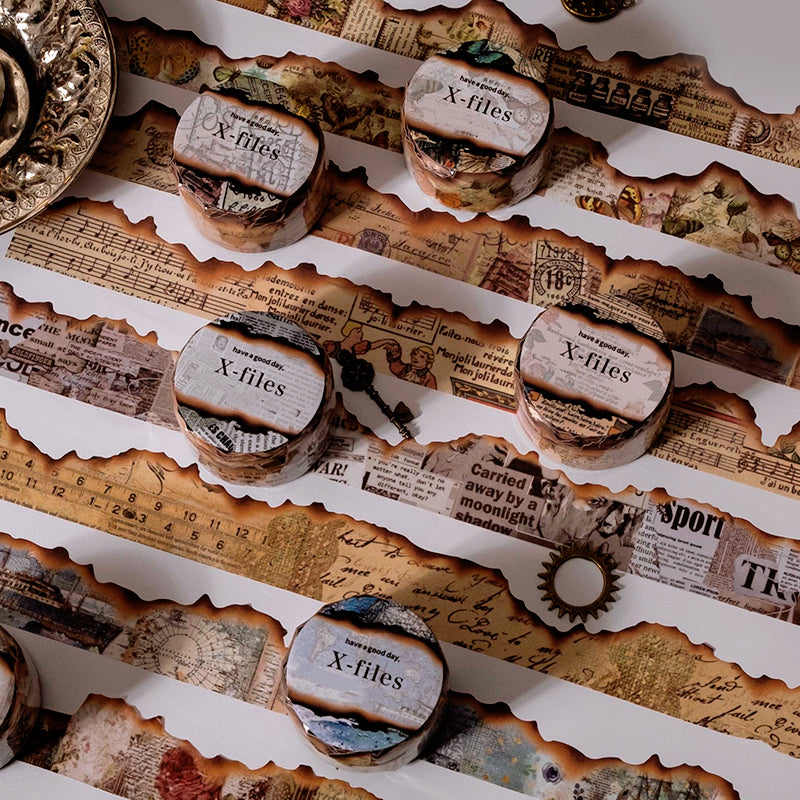 X-Files Retro Burnt Edge Washi Tape b
