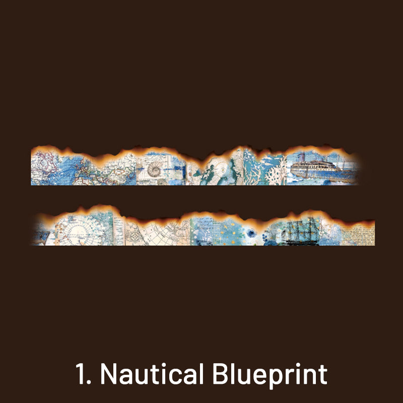 X-Files Retro Burnt Edge Washi Tape sku-1