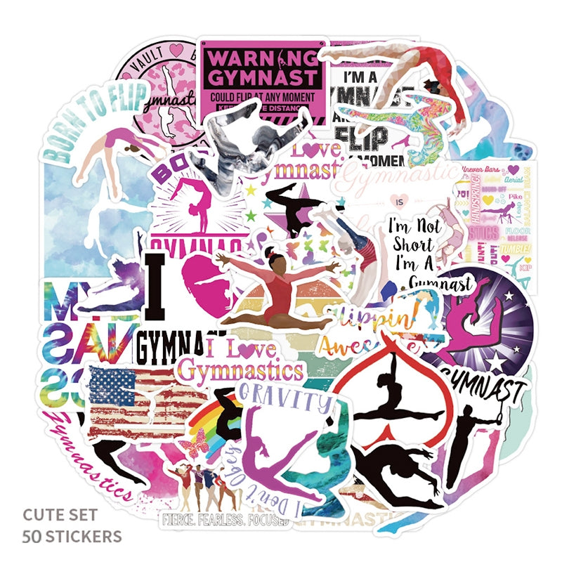 Yoga and Sprots Symbols Vinyl Sticker a