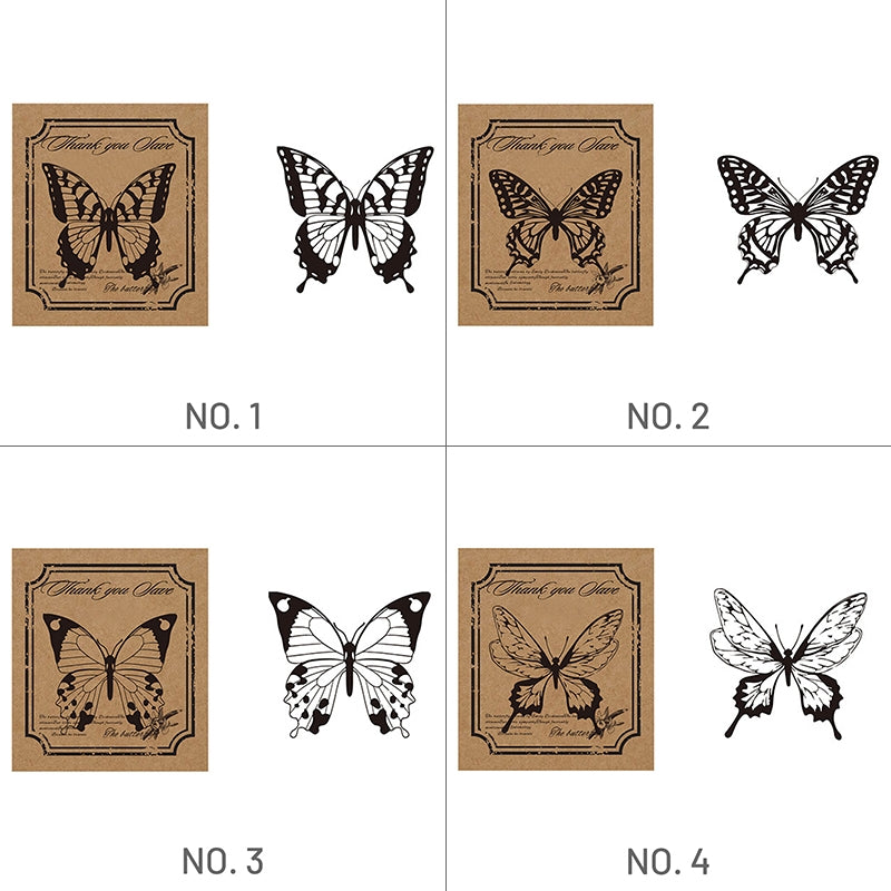  Nature Beautiful Butterfly Stamp Decor DIY