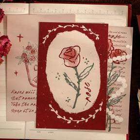 30 Boxed Rose Postcards 1