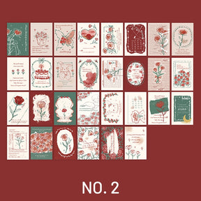 30 Boxed Rose Postcards sku-2