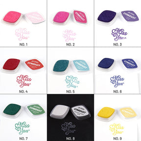 32 Color Pearl Rubber Stamp Pad - Journal - Stamprints 4