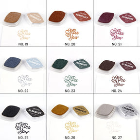 32 Color Pearl Rubber Stamp Pad - Journal - Stamprints 6