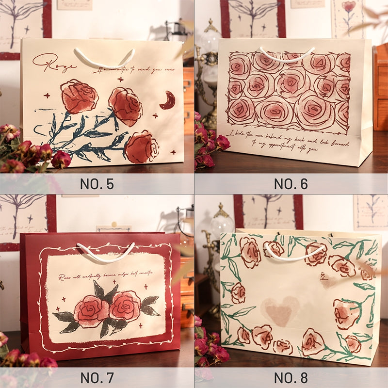 8 Creative Rose Gift Totes sku-2