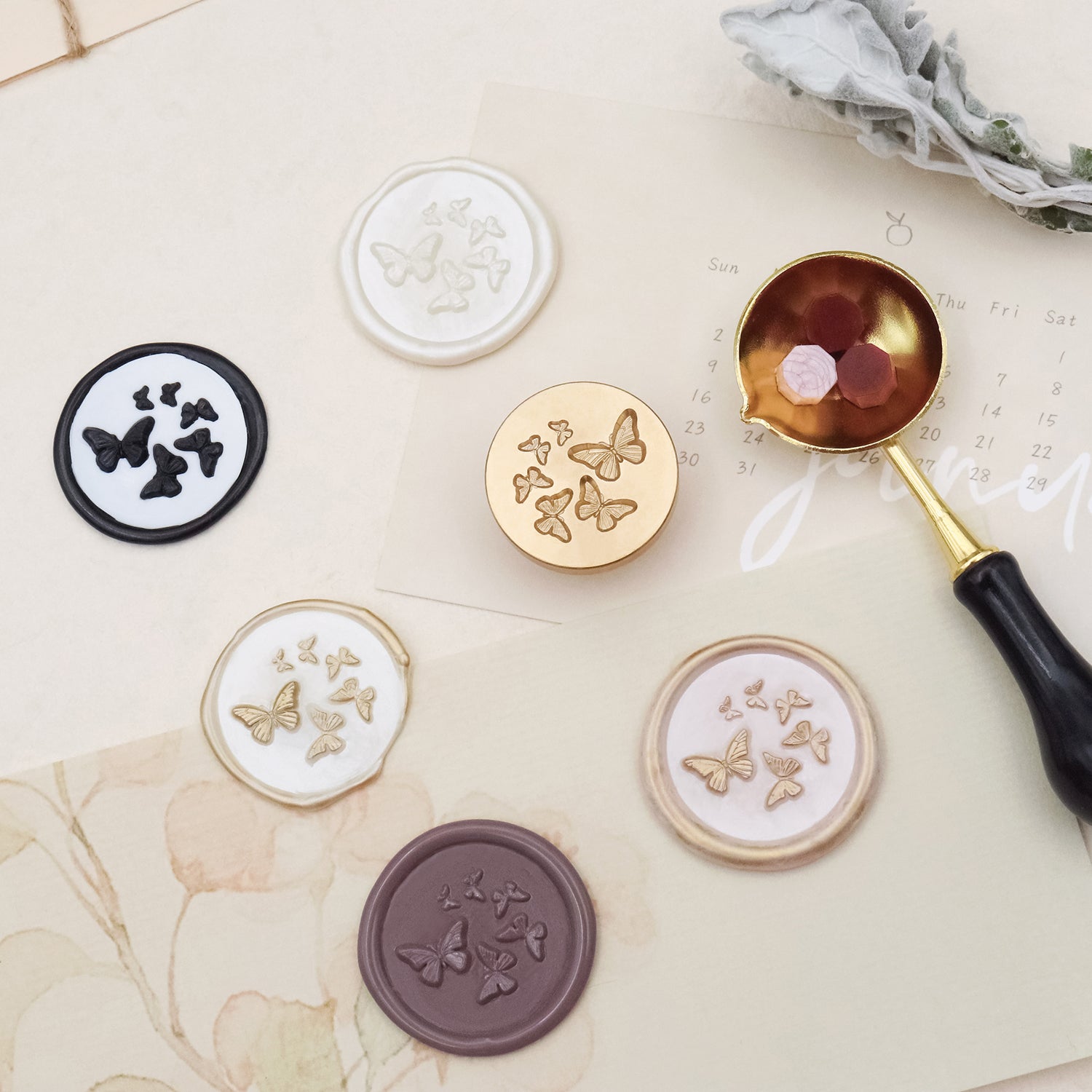 Butterfly Wax Seal Stamp,Custom Wax Seal Kits