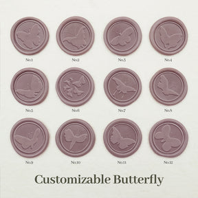 Stamprints Butterfly Wax Seal Stamp Color
