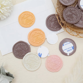 Stamprints Custom Wedding Self-adhesive Wax Seal Stickers 4