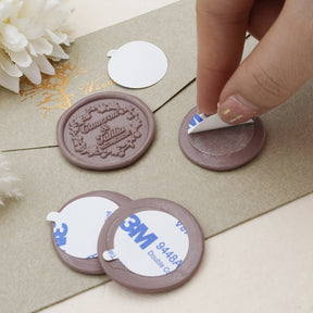 Stamprints Double Sided Adhesive Backings for Wax Seals 2