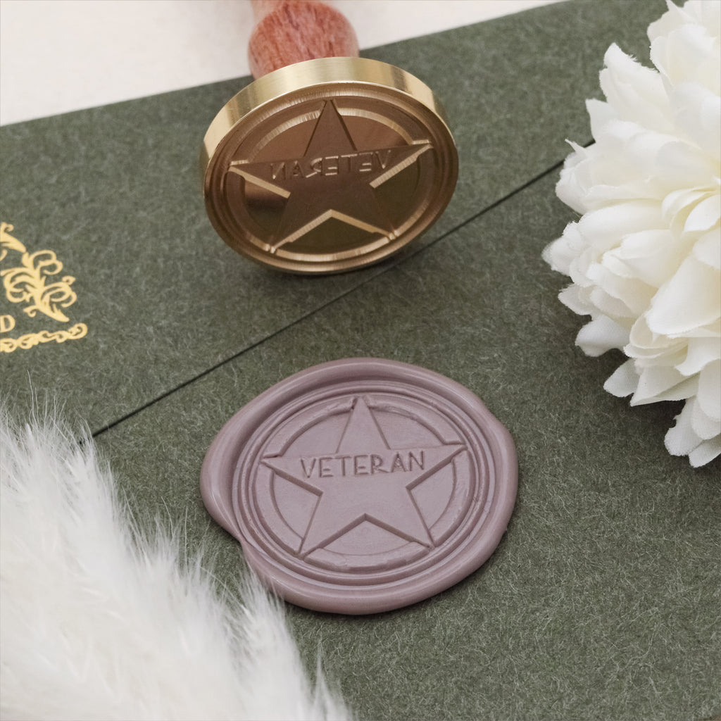 Ready Made Wax Seal Stamp - Military Art Wax Seal Stamp (12 Designs)