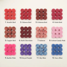 Stamprints Octagon Sealing Wax Beads Color 1