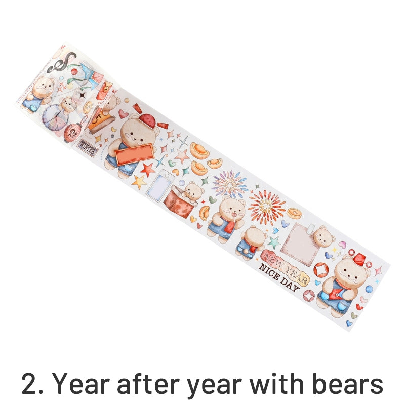 A Bear Series Cartoon Washi Tape Set sku-2