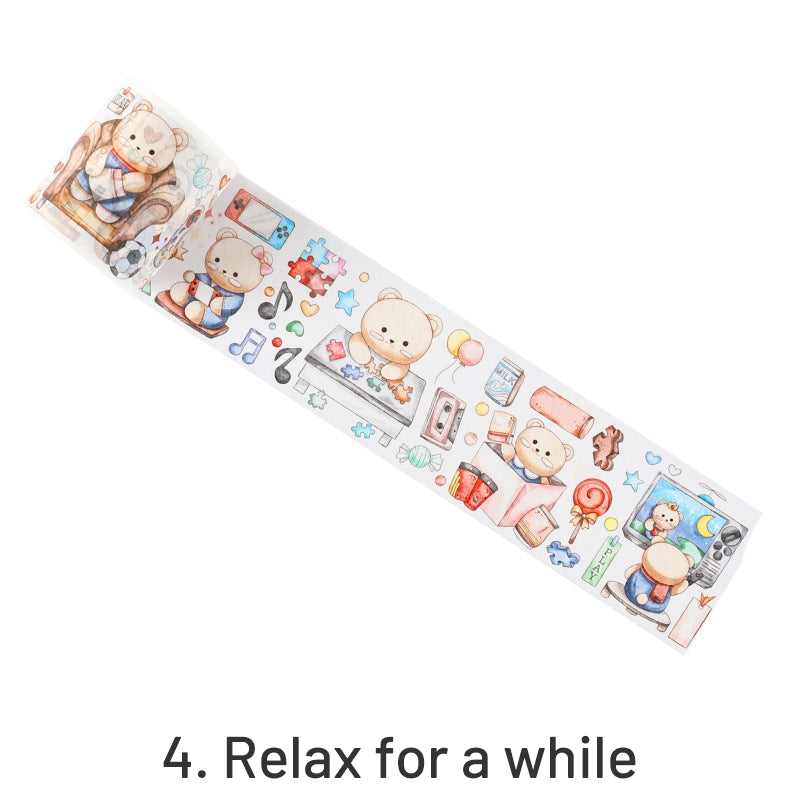 A Bear Series Cartoon Washi Tape Set sku-4