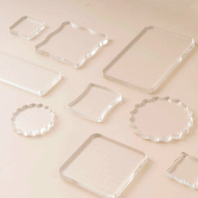 Acrylic Rubber Silicone Seal Stamping Block - Rubber Stamps