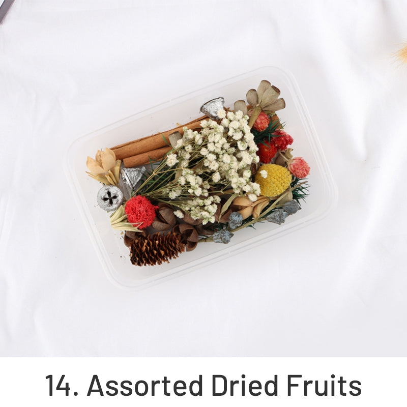 Air-Dried Real Flower Boxed Preserved Floral Material Pack sku-14