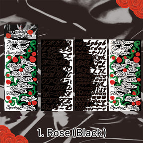 Alphabet Secret Original English Rose Decorative Sticker sku-1