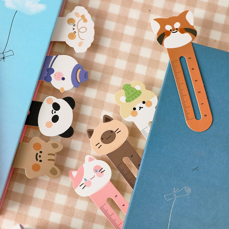 Animal City Cartoon Mini Scale Bookmark Pack b