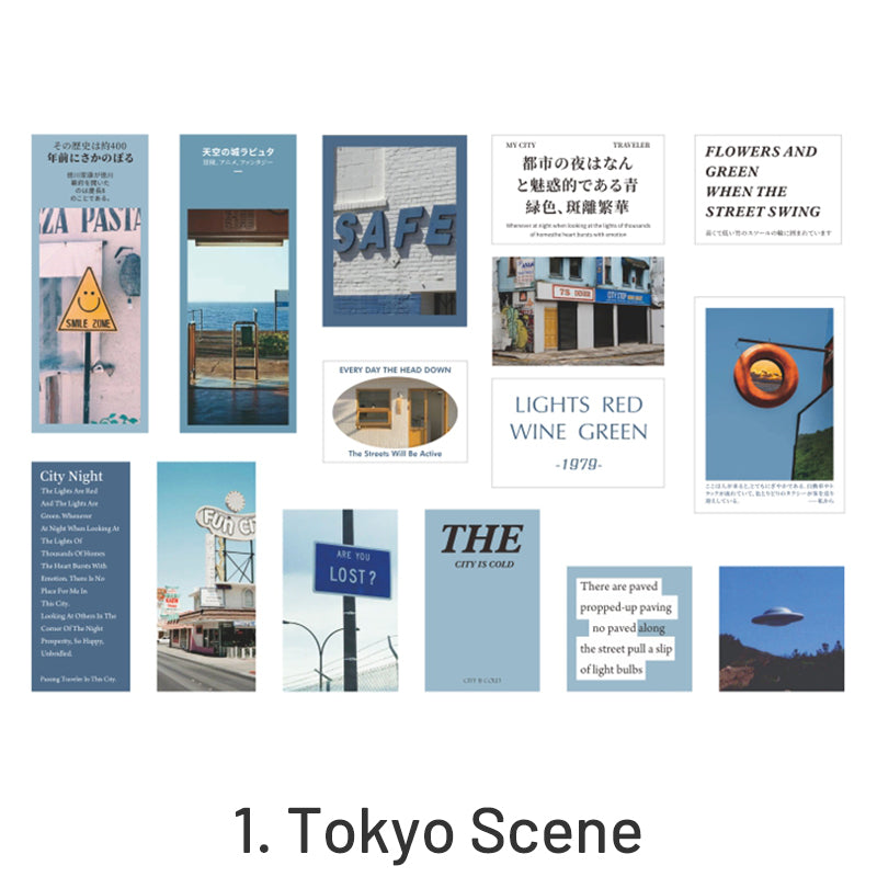 Artistic Global Travel Scenery Sticker Pack sku-1