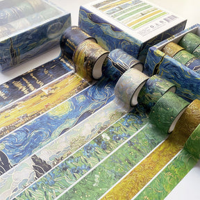Artistic Van Gogh Oil Painting Washi Tape Set a2