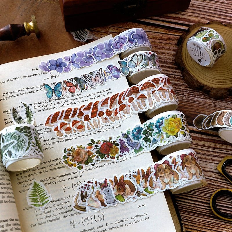 Autumn Evening Plain Song Series Tape Journal Stamprints 1