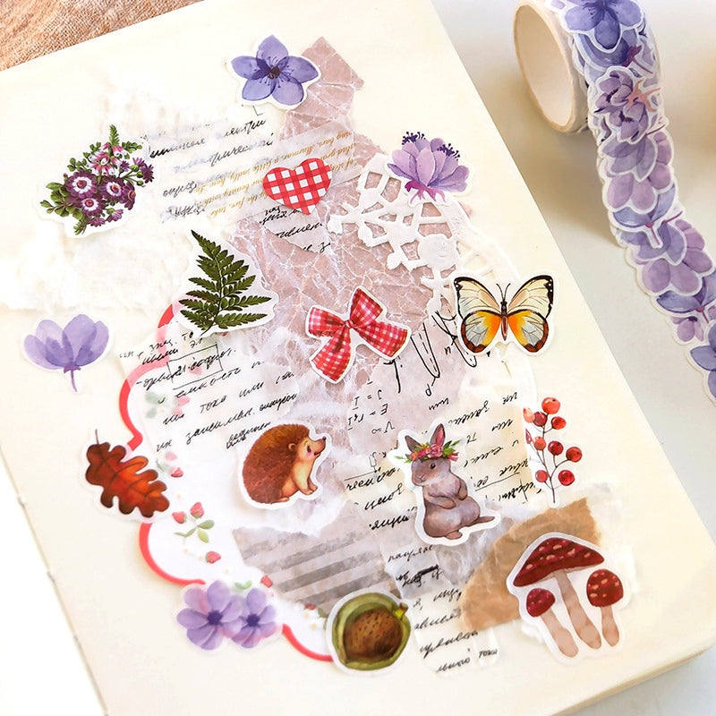 Autumn Evening Plain Song Series Tape Journal Stamprints 3