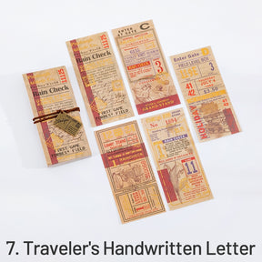 Bill Traveler Retro Journal Decorative Bill Book sku-7