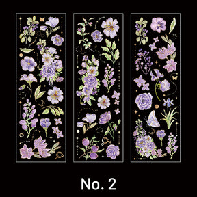 Blossom Garden Vintage Floral Plant Sticker sku-2