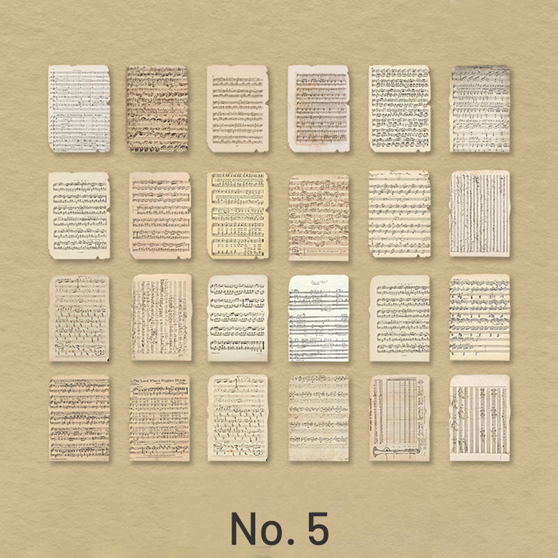 Book Collection Retro DIY Scrapbook Paper sku-5