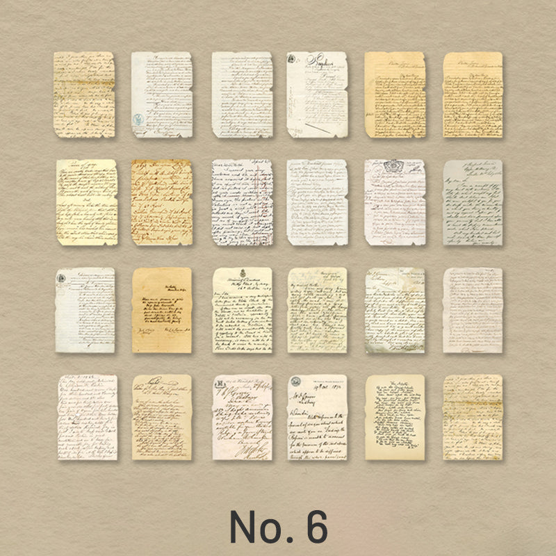 Book Collection Retro DIY Scrapbook Paper sku-6