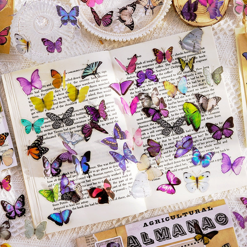 Butterfly Themed PVC Decorative Sticker4