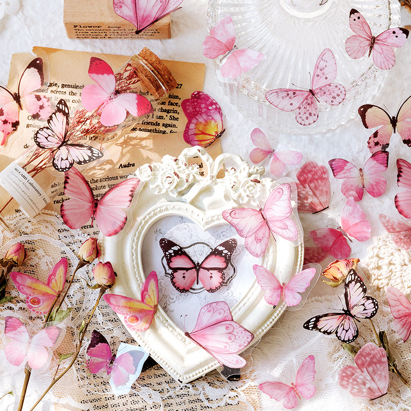 Butterfly PET Sticker Pack c