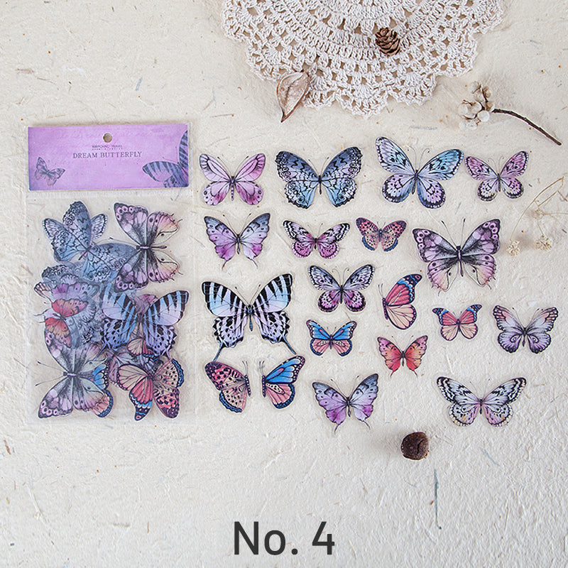 Butterfly Wings Specimen PET Sticker Pack sku-4