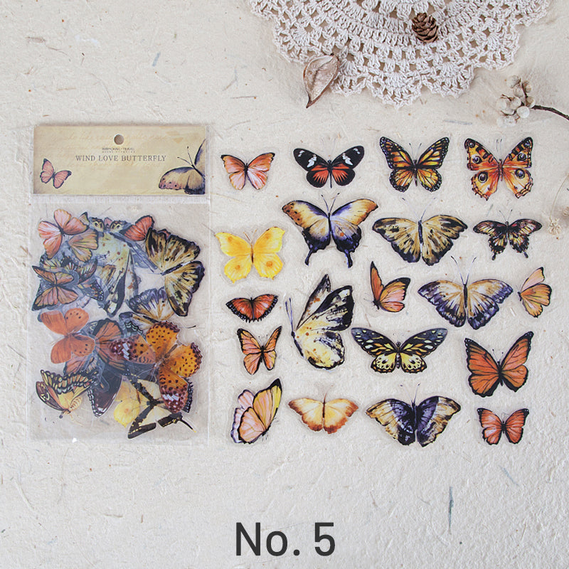 Butterfly Wings Specimen PET Sticker Pack sku-5