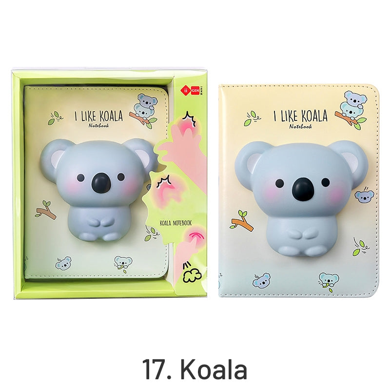 Cartoon Animal Fruit Stress Relief Notebook sku-17