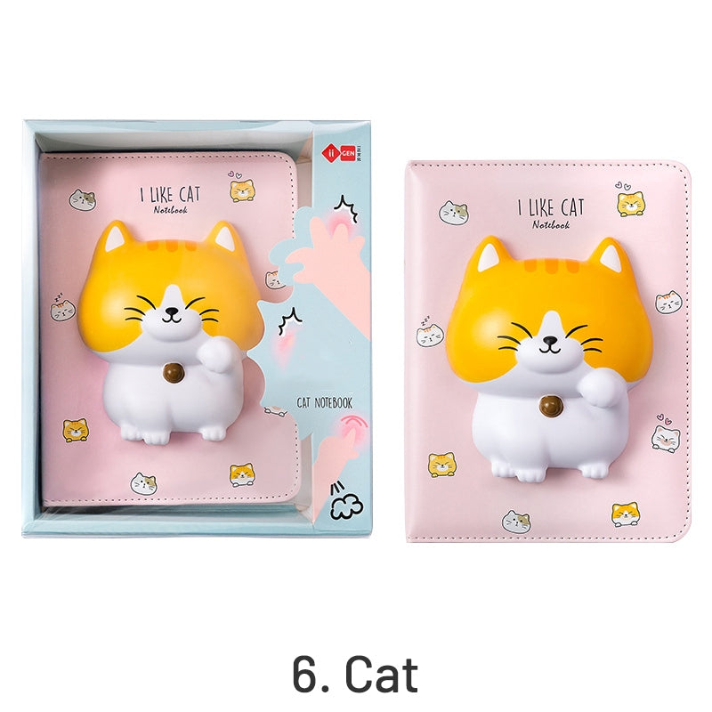 Cartoon Animal Fruit Stress Relief Notebook sku-6