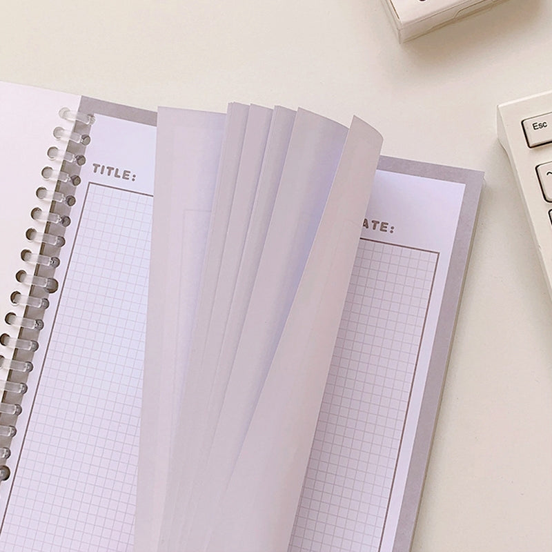 Cartoon Coil Detachable Loose-Leaf Diary Journal Stamprints 3