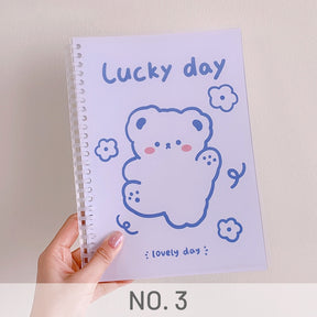 Cartoon Coil Detachable Loose-Leaf Diary Journal Stamprints 6
