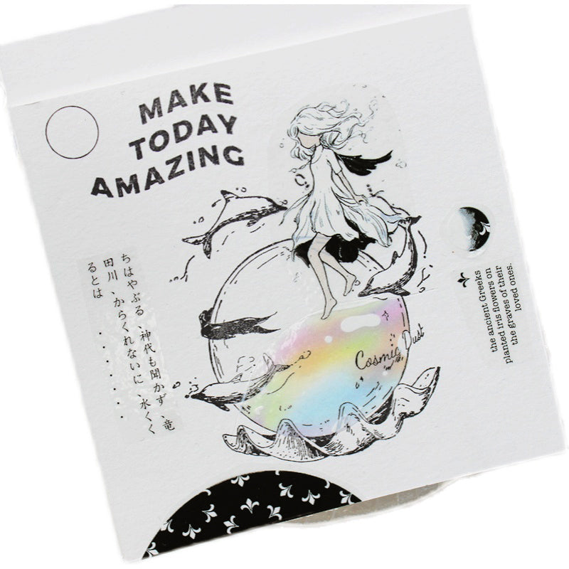 Cartoon Crystal Ball Rubber Stamp b4