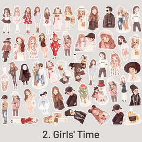 Cartoon Lovely Girlish Washi Sticker Pack sku-1