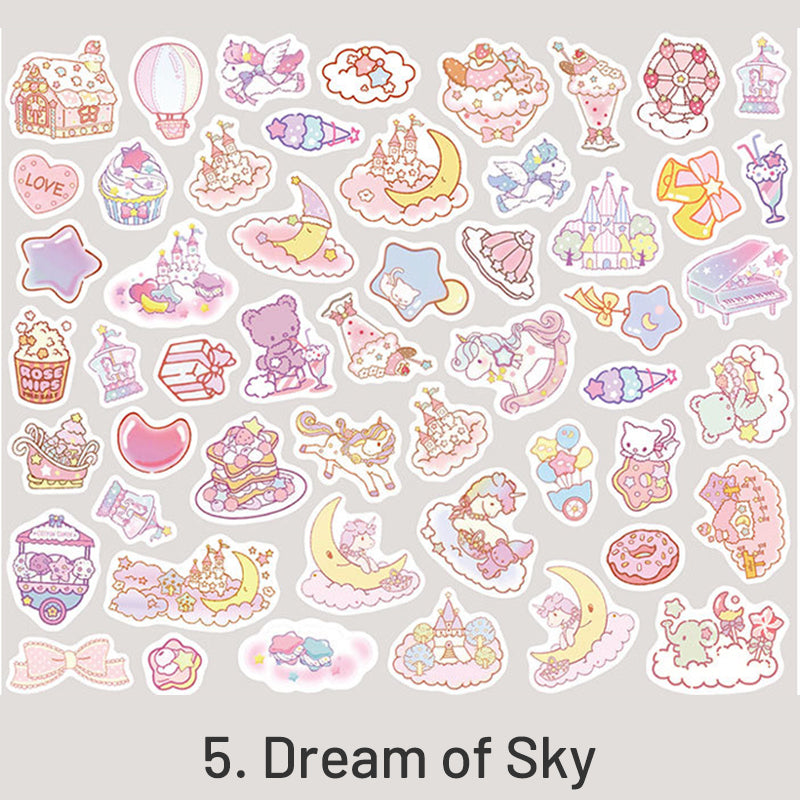 Cartoon Lovely Girlish Washi Sticker Pack sku-5