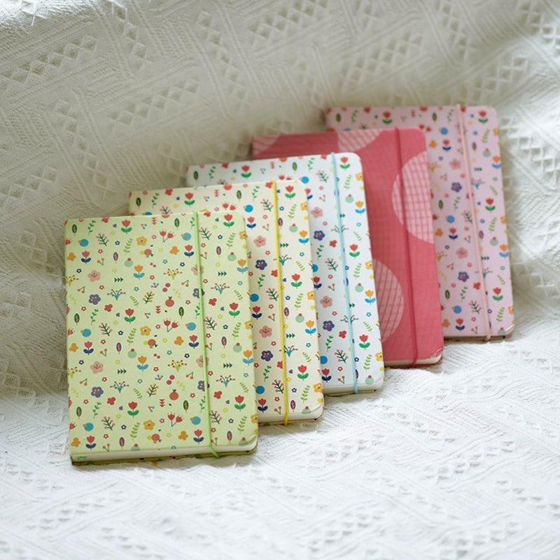 Checkered Floral Notebook 2