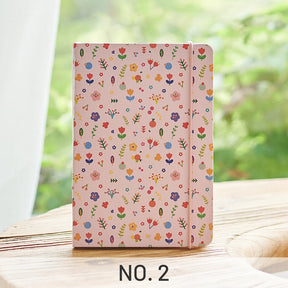 Checkered Floral Notebook sku-2