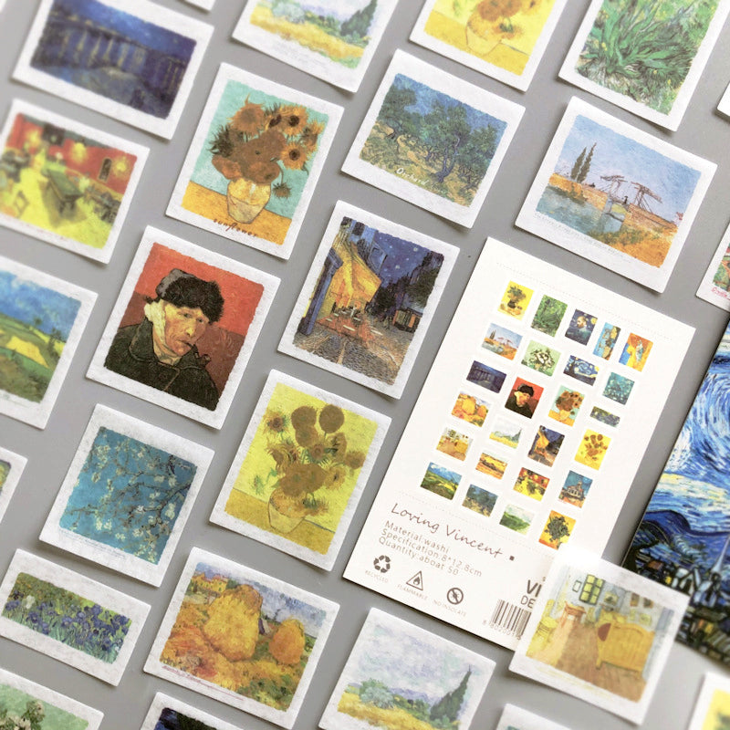 Sticker - Imprint Art Museum Famous Paintings Washi Stickers