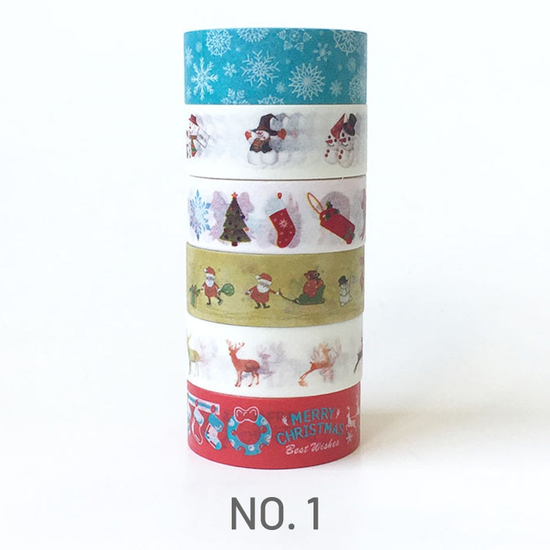 Christmas Cartoons Washi Tape sku-1