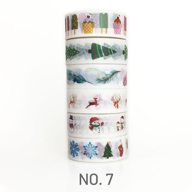Christmas Cartoons Washi Tape sku-7