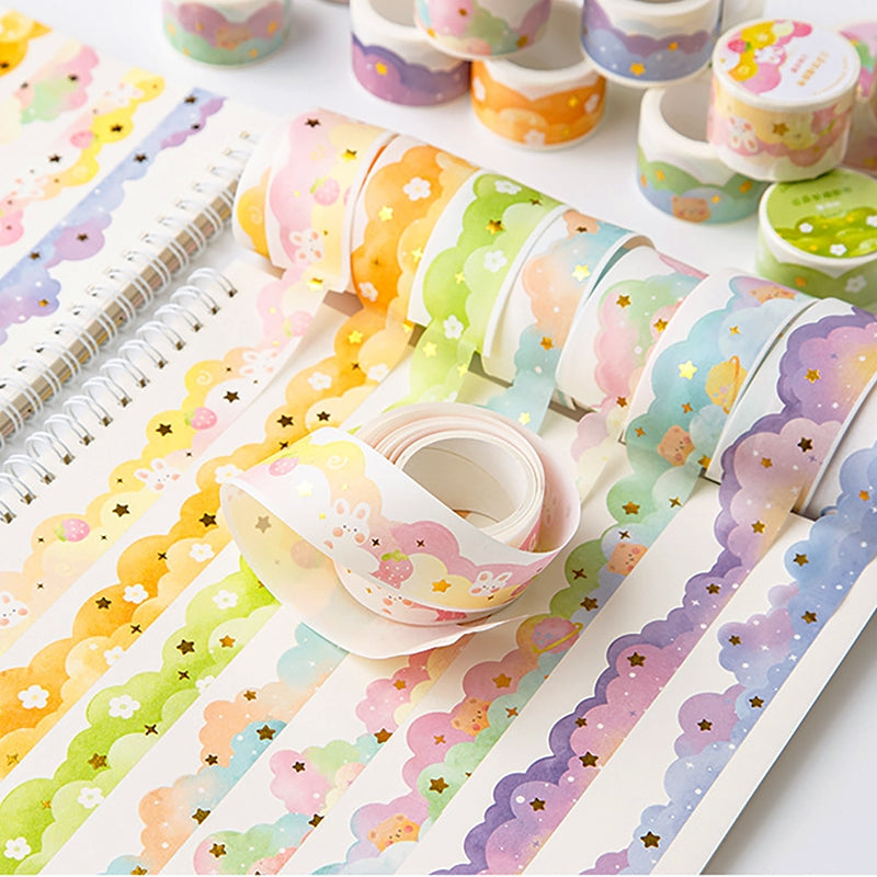 Cloud Dream Bronzing And Paper Tape sku-2