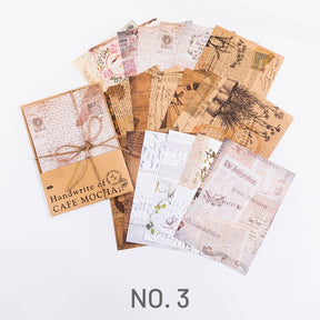 Coffee Halo Dyeing Series Vintage Material Paper 6