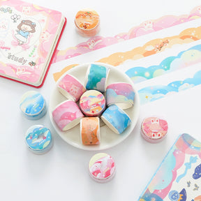 Colorful Clouds Scenery Washi Tape a